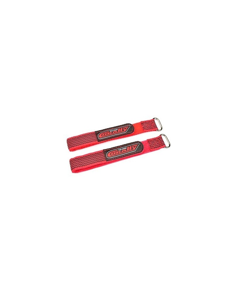 Correas para baterÃ­a Pro - 250x20 mm Rojo - 2 piezas
