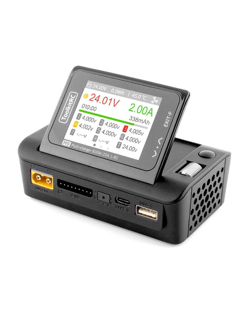 CARGADOR DC M9 LiPo 1-8S 20A  7-35V ToolKit