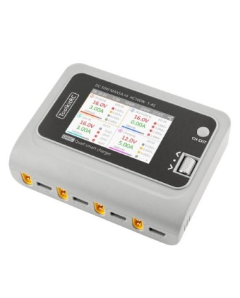 CARGADOR AC/DC Q4AC LiPo 1-4S 5A CUATRO TOOLKIT