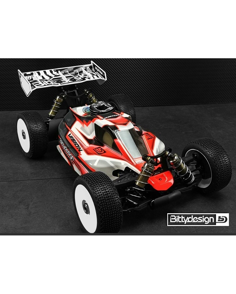 VISION S35-3 Nitro Pre-cut clear 1/8 buggy body SWORKz