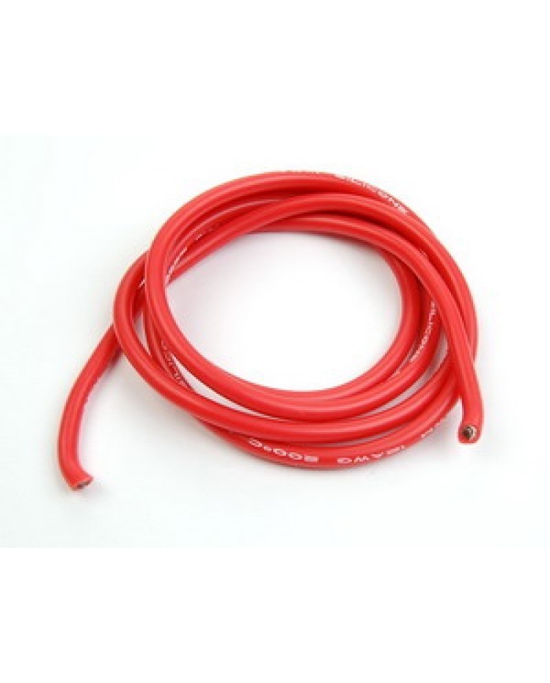 CABLE SILICONADO ULTRAFLEX 12AWG ROJO 1M