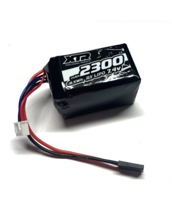 BATERIA RECEPTOR LIPO CUADRADA 7,4 2300 Mah 31X31X55