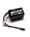 BATERIA RECEPTOR LIPO CUADRADA 7,4 2300 Mah 31X31X55