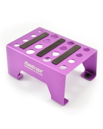 SOPORTE ALUMINIO COCHE  1/10 XTR NEGRO