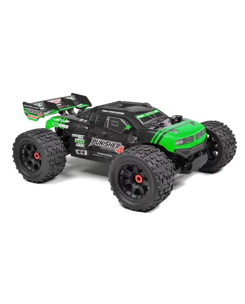 PUNISHER 4 RTR - VERDE - BRUSHLESS 4S - SIN BATERIA - SIN CARGADOR