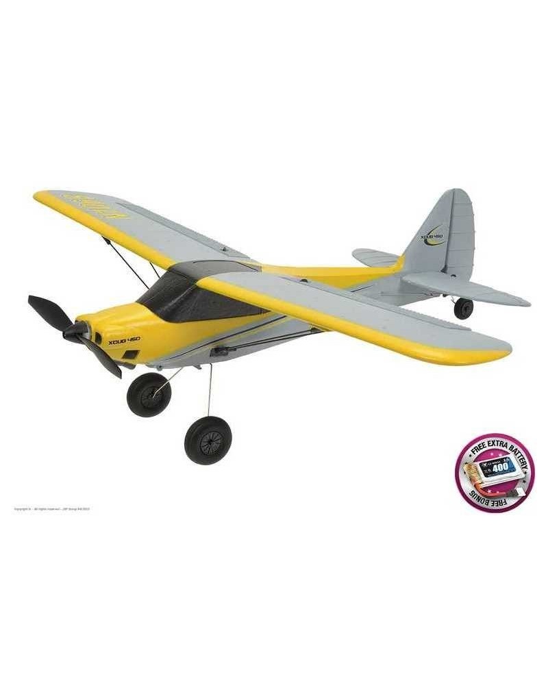 MINI CUB-RTF YELLOW 450MM 1+1 LI-PO BATTERY USB CHARGER