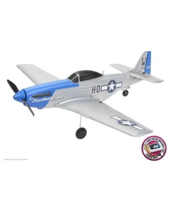 MINI P-51 MUSTANG RTF 450MM 1+1 LI-PO BA USB CHA