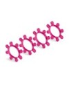 GOMAS PEGADO RUEDAS HUDY  - 1/8- MORADO (4) OCTOPUS