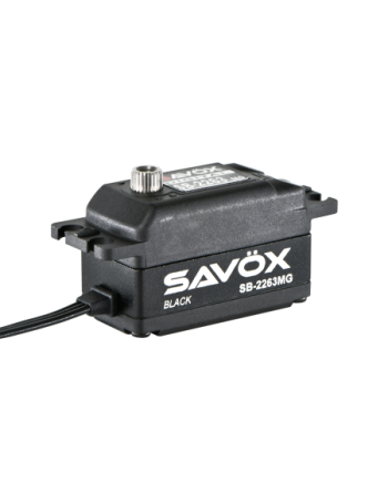 SAVOX LOW PROFILE BRUSHLESS DIGI 10KG/0.076S@6.0V - BLACK