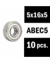 XTR "ZERO FRICTION" 5X16X5ZZ (10PCS) ABEC5