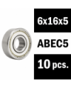 XTR "ZERO FRICTION" 6X16X5ZZ (10PCS) ABEC5