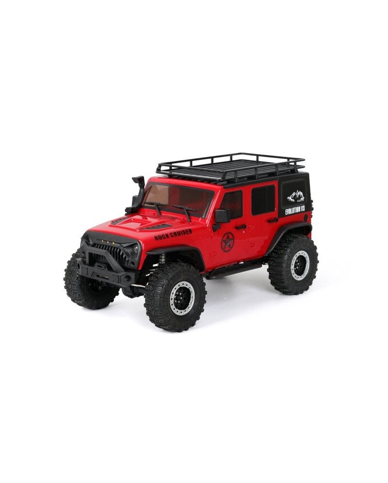 COCHE CRAWLER ROCK CRUISER 1/10 RGT86100-R V3 WATERPROOF 4X4 ROJO RTR