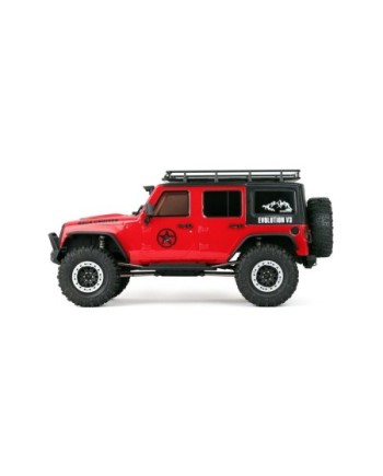 COCHE CRAWLER ROCK CRUISER 1/10 RGT86100-R V3 WATERPROOF 4X4 ROJO RTR