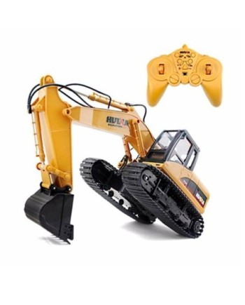 EXCAVADORA HUINA 1535 1/14 PALA METALICA 2,4GHZ (NUEVA HU1550)