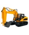EXCAVADORA HUINA 1535 1/14 PALA METALICA 2,4GHZ + MARTILLO + PINZA