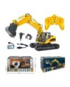 EXCAVADORA HUINA 1535 1/14 PALA METALICA 2,4GHZ + MARTILLO + PINZA