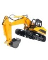EXCAVADORA HUINA 1535 1/14 PALA METALICA 2,4GHZ + MARTILLO + PINZA
