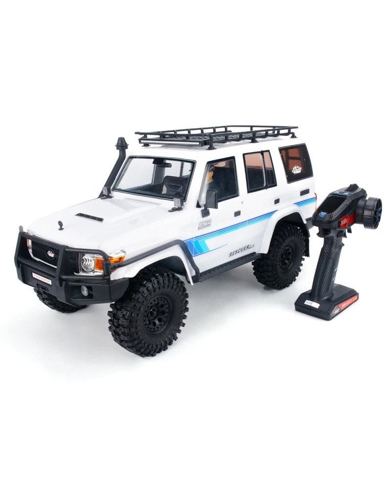 COCHE CRAWLER RESCUER1/10 RGT86190 4X4 WATERPROOF BLANCO RTR