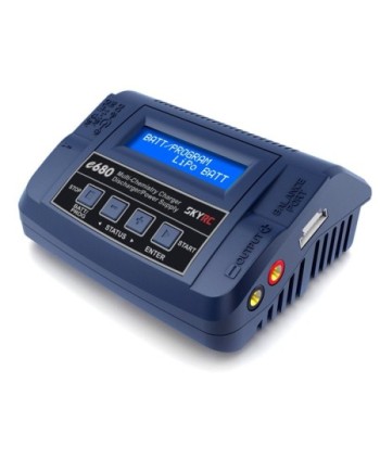 CARGADOR E680 LIPO/LIFE/LIHV 1-6S 10A 80W 240V AC SKYRC