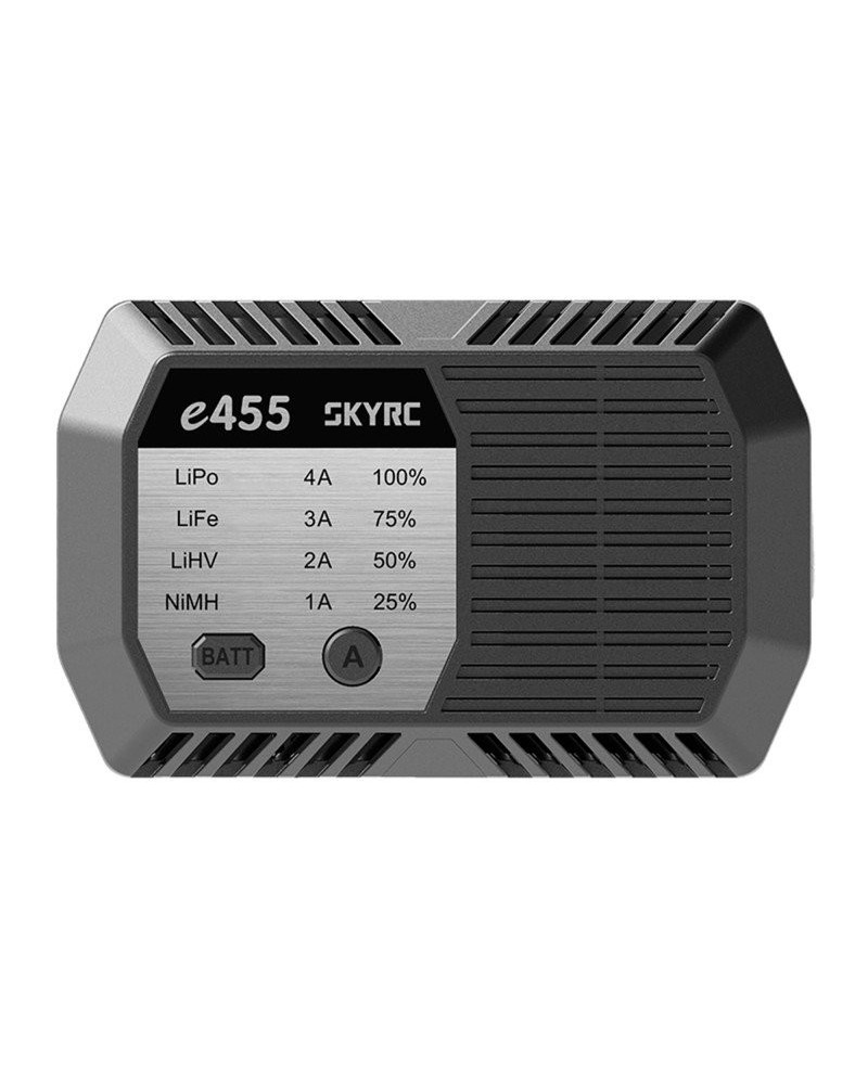 CARGADOR E455 NIMH 6-8/ LIPO/LIFE/LIHV 2-4S 1-4A 50W 240V AC SKYRC