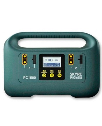 CARGADOR PC1500 LIPO/LIHV 14S 25A 1500W 240V AC CON CABLE EU SKYRC