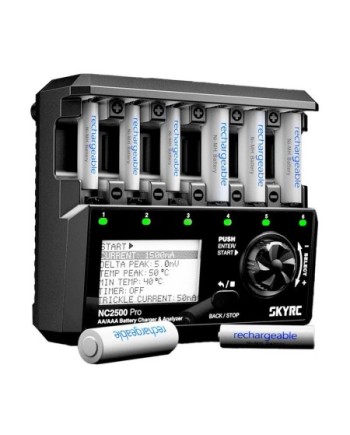 CARGADOR NC2500 NIMH AA/AAA 0.1-2.5A 240V AC SKYRC
