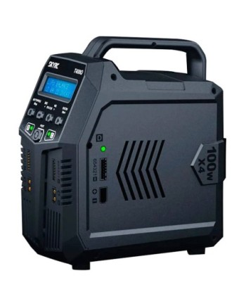 CARGADOR T400Q LIPO 1-6S 4X100W 240V AC SKYRC