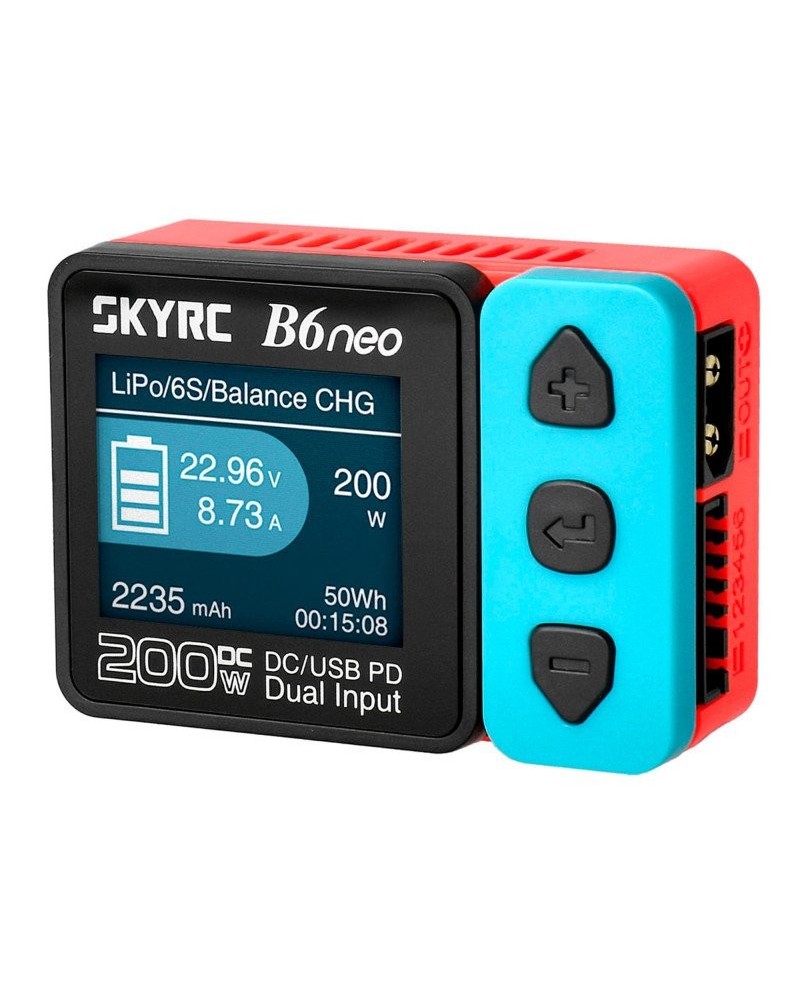 CARGADOR B6NEO DC INPUT 10-28V RED/BLUE SKYRC