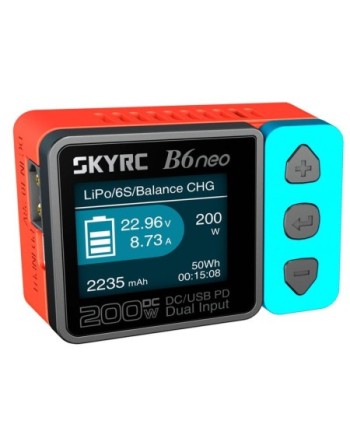 CARGADOR B6NEO DC INPUT 10-28V RED/BLUE SKYRC