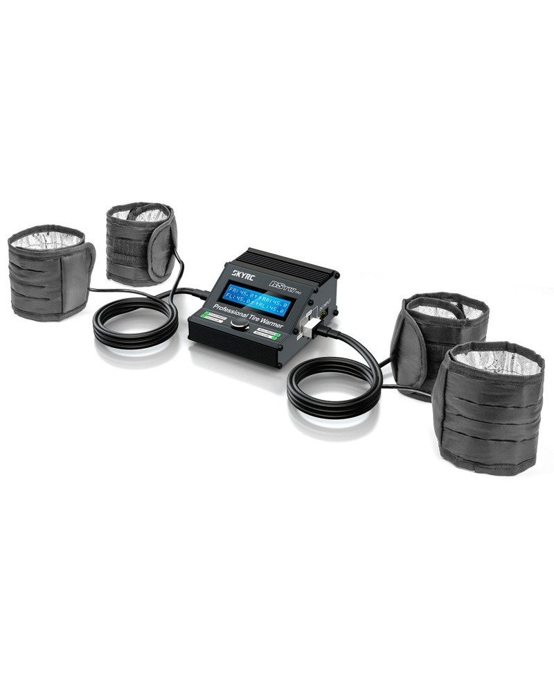 SET CALENTADOR DE RUEDAS RSTW PRO V3 CON MANTA CALENTADORA (4u.) SKYRC