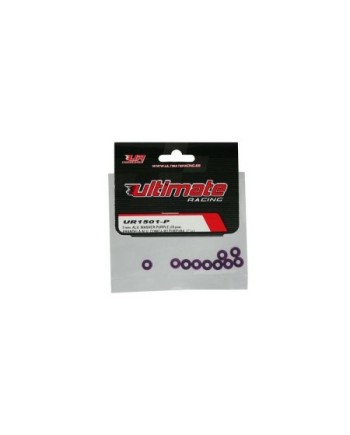 ARANDELA ALU. CONICA M3 PURPURA  (10u.)