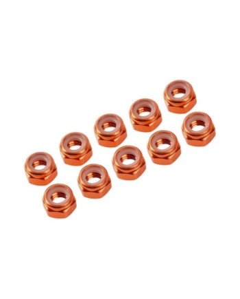 AUTOBLOCANTE ALU. M3 NARANJA (10u.)