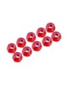 AUTOBLOCANTE ALU. M3 ROJO (10u.)