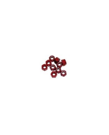 AUTOBLOCANTE ALU. M3 ROJO (10u.)