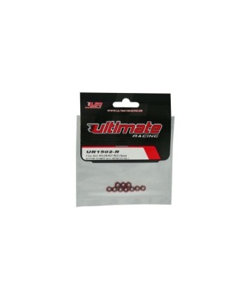 AUTOBLOCANTE ALU. M3 ROJO (10u.)