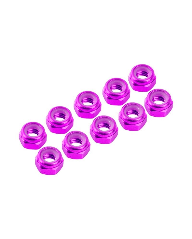 AUTOBLOCANTE ALU. M3 ROSA (10u.)