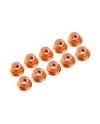AUTOBLOCANTE ALU. M3 FLANGED NARANJA (10u.)