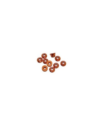 AUTOBLOCANTE ALU. M3 FLANGED NARANJA (10u.)