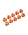AUTOBLOCANTE ALU. M3 FLANGED NARANJA (10u.)