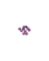 AUTOBLOCANTE ALU. M3 FLANGED PURPURA (10u.)