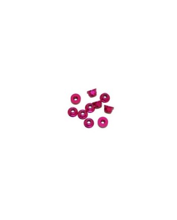 AUTOBLOCANTE ALU. M3 FLANGED ROSA (10u.)