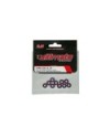 ARANDELA ALU. CONICA M4 PURPURA (10u.)