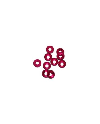 ARANDELA ALU. CONICA M4 ROSA (10u.)
