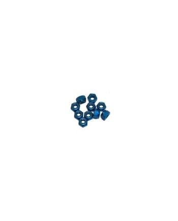 AUTOBLOCANTE ALU. M4 AZUL (10u.)