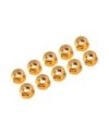 AUTOBLOCANTE ALU. M4 DORADO (10u.)