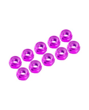 AUTOBLOCANTE ALU. M4 ROSA (10u.)
