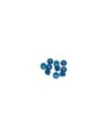 AUTOBLOCANTE ALU. M4 FLANGED AZUL (10u.)