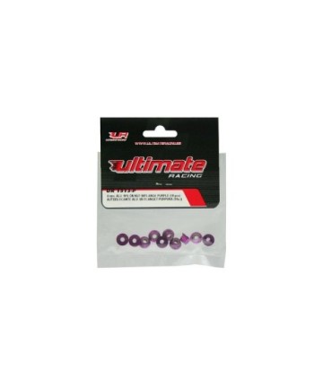 AUTOBLOCANTE ALU. M4 FLANGED PURPURA (10u.)