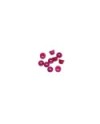 AUTOBLOCANTE ALU. M4 FLANGED ROSA (10u.)