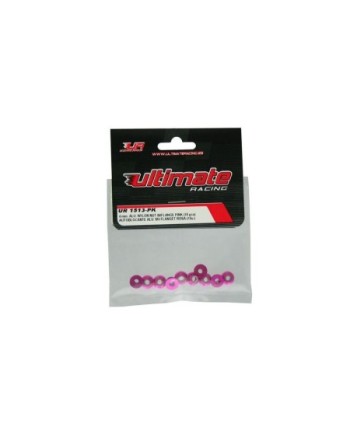 AUTOBLOCANTE ALU. M4 FLANGED ROSA (10u.)